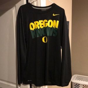 Men’s Nike Dri-Fit L/S Oregon Shirt-XL-Nice!